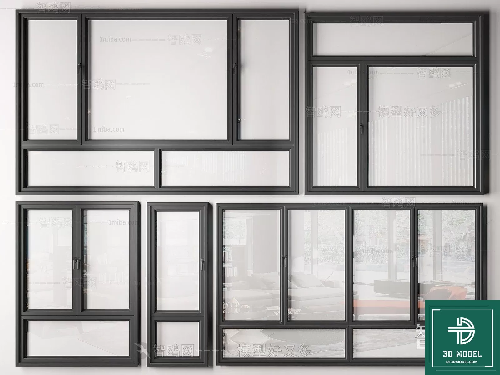 WINDOWS – DOORS – 3DSKYMODELS – 027 – PRO