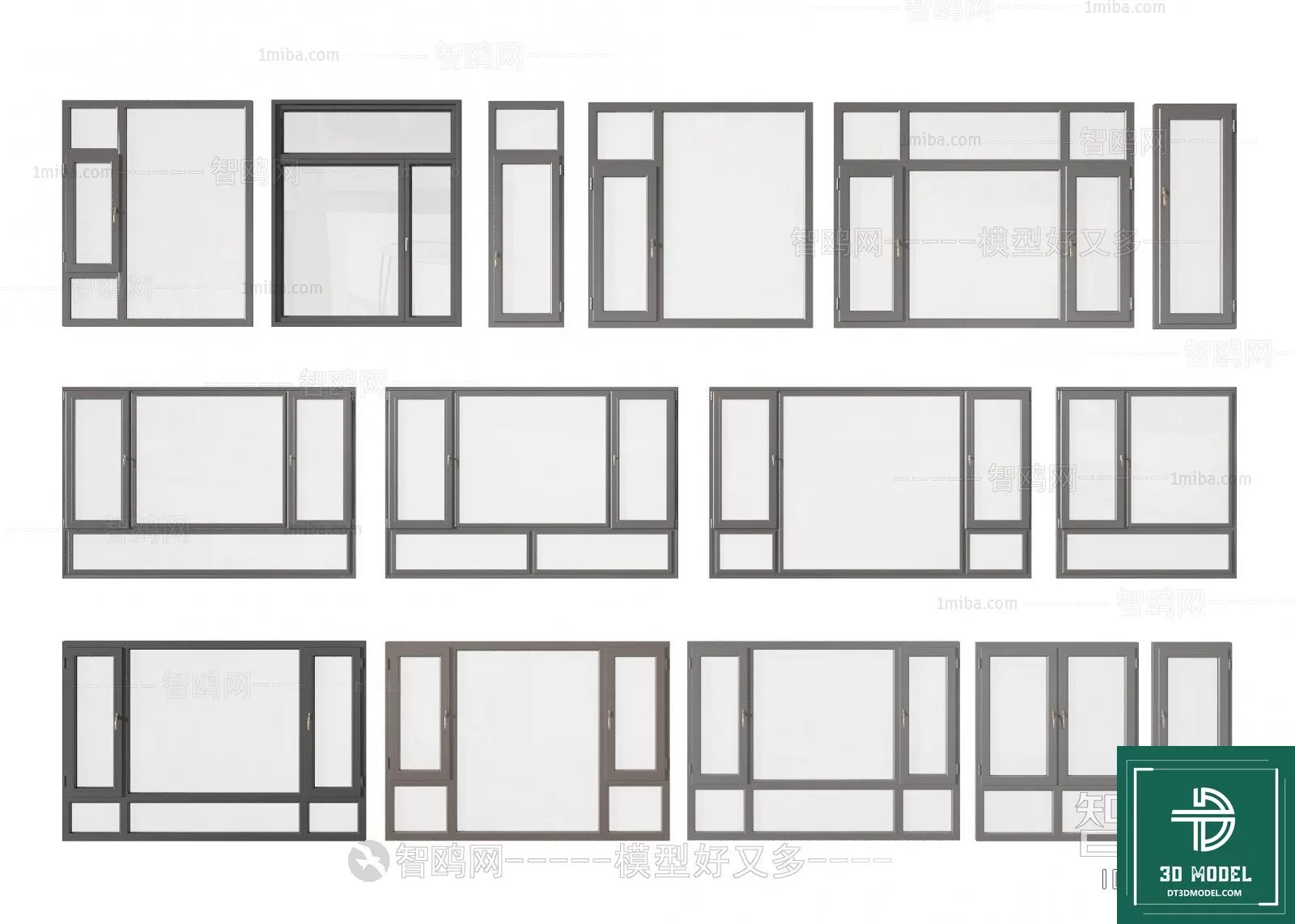 WINDOWS – DOORS – 3DSKYMODELS – 028 – PRO