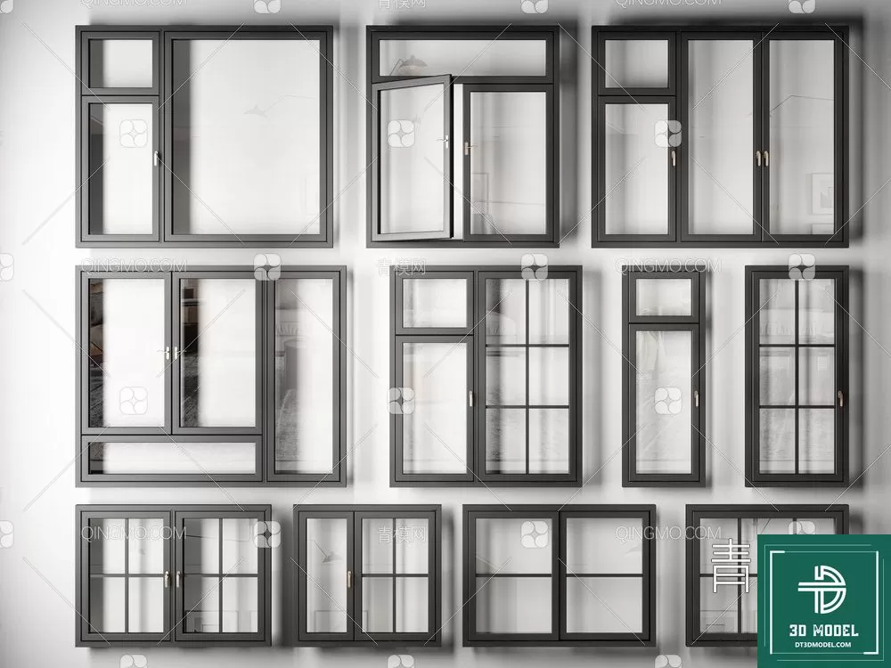 WINDOWS – DOORS – 3DSKYMODELS – 051 – PRO