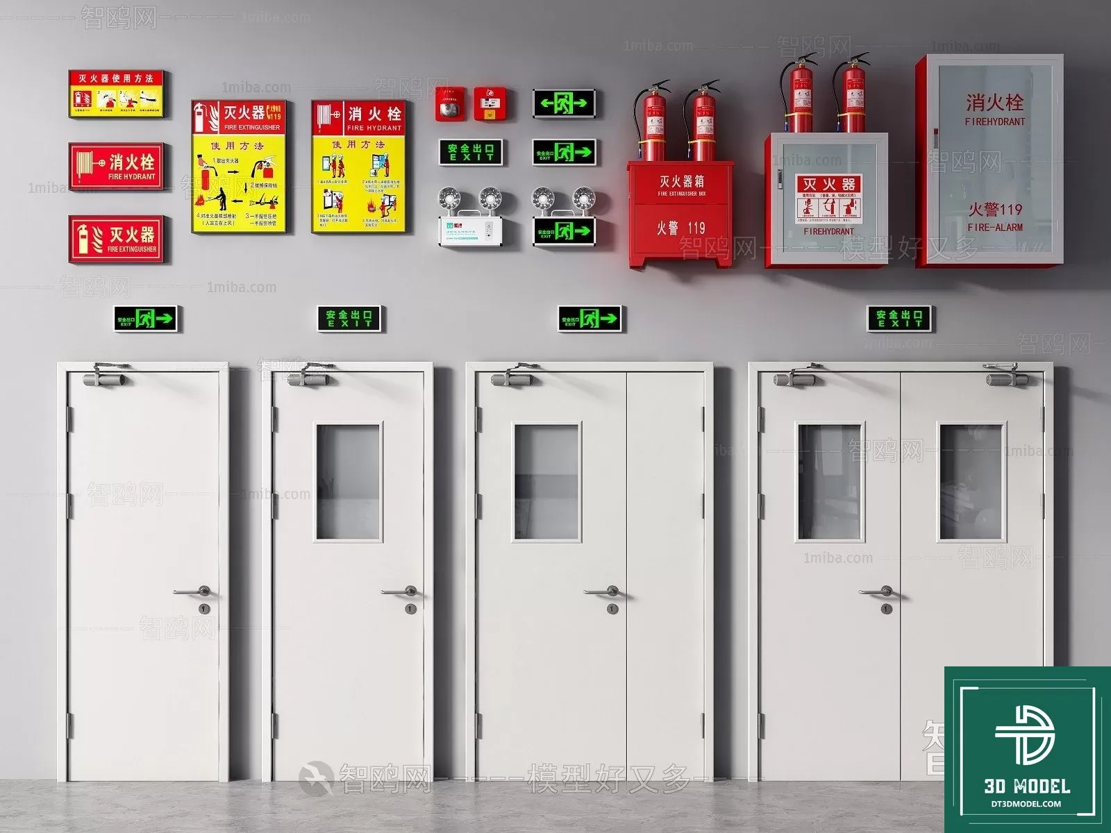 WINDOWS – DOORS – 3DSKYMODELS – 052 – PRO