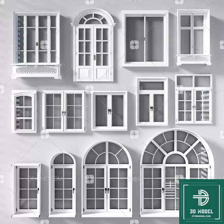 WINDOWS – DOORS – 3DSKYMODELS – 053 – PRO