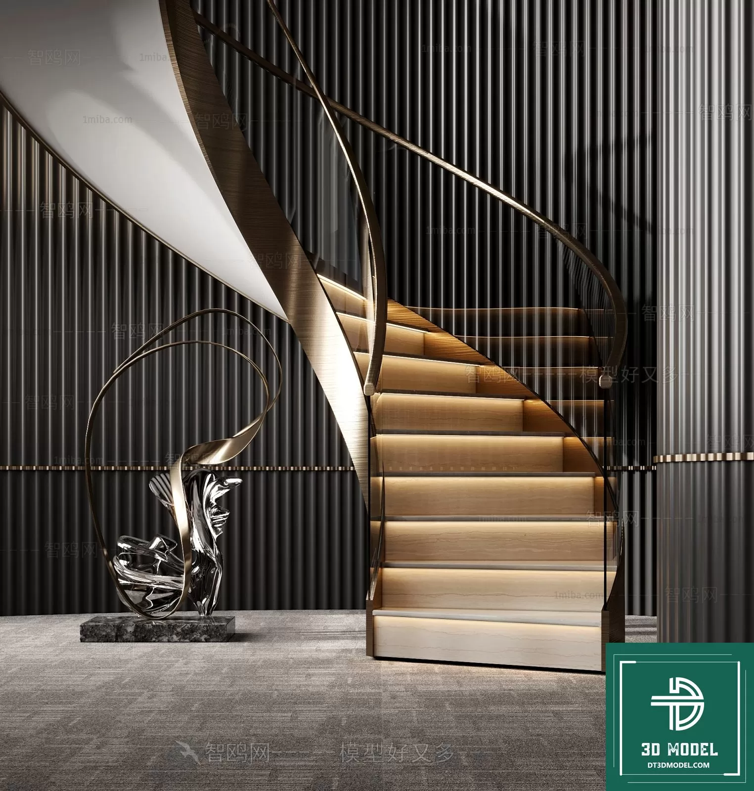 STAIR – 3DS MAX MODELS – 095 – PRO