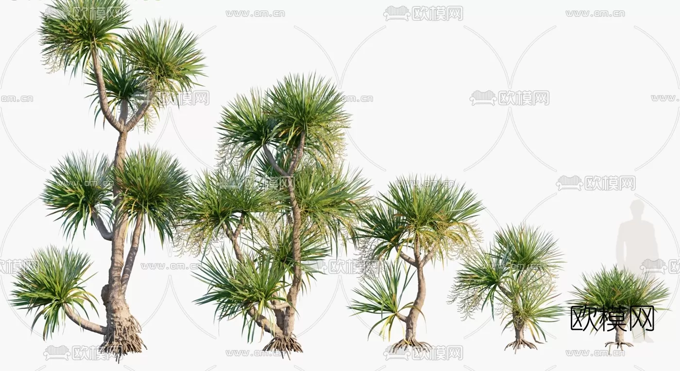 TREE – PLANTS – 3DS MAX MODELS – 004 – PRO