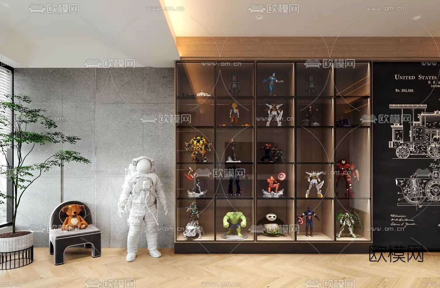 DECORATION SETS – 3D MODELS – 003 – PRO