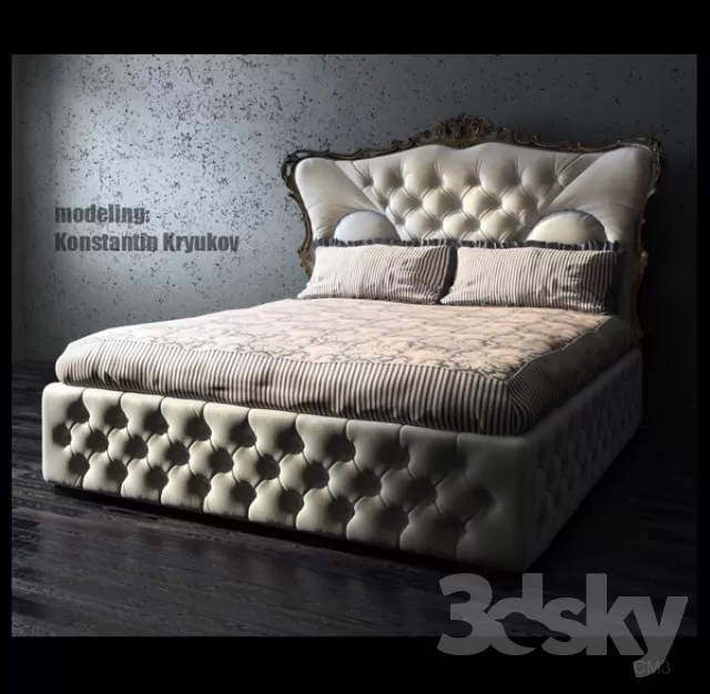 3DSKYMODEL – Bed – 2239
