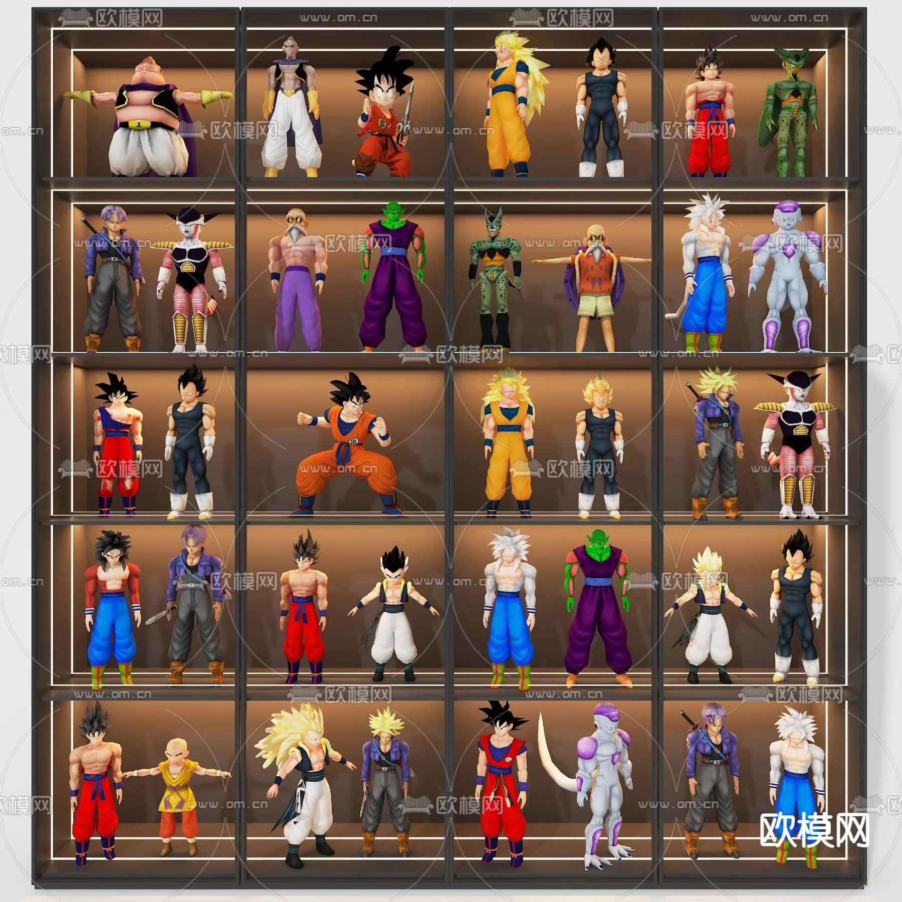 DECORATION SETS – 3D MODELS – 075 – PRO