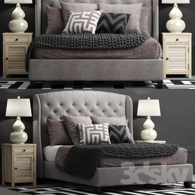 3DSKYMODEL – Bed – 2240