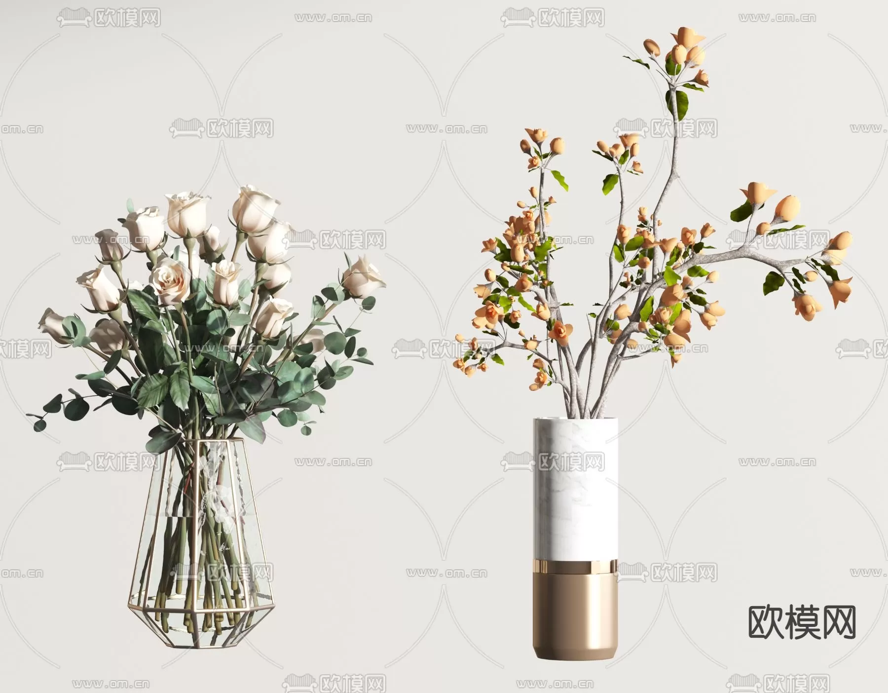 DECORATION SETS – 3D MODELS – 090 – PRO