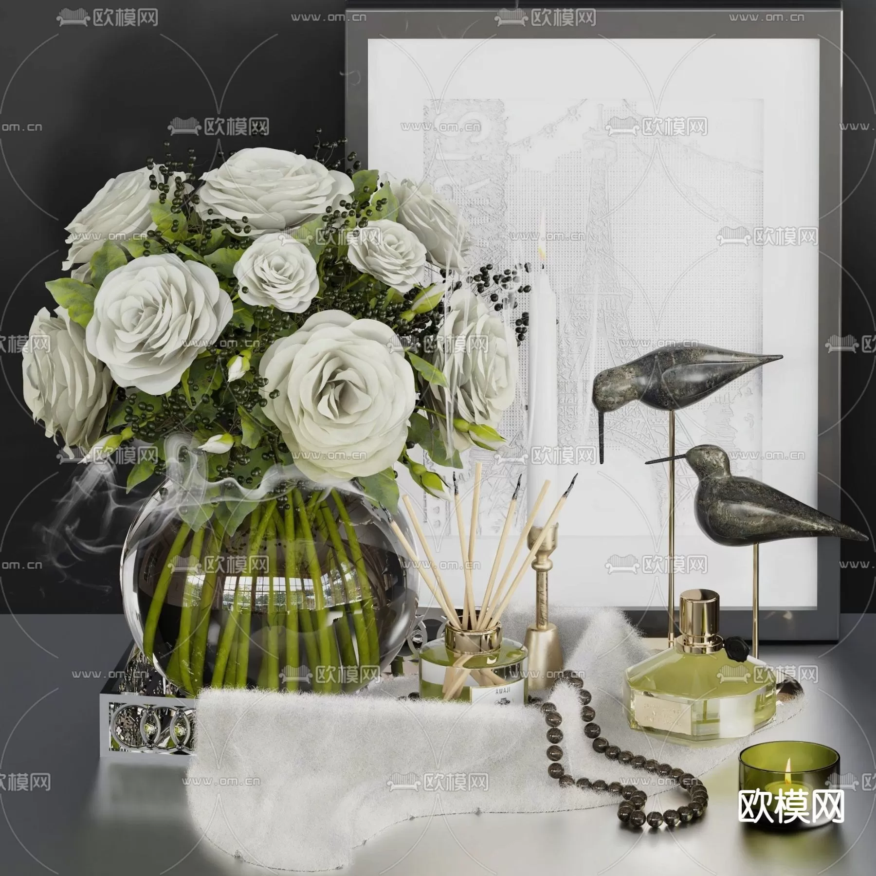 DECORATION SETS – 3D MODELS – 093 – PRO