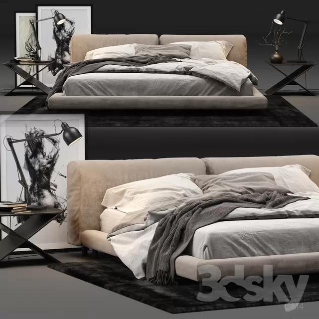 3DSKYMODEL – Bed – 2241