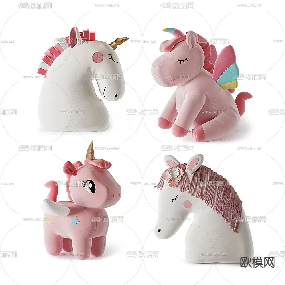 DECORATION SETS – 3D MODELS – 117 – PRO