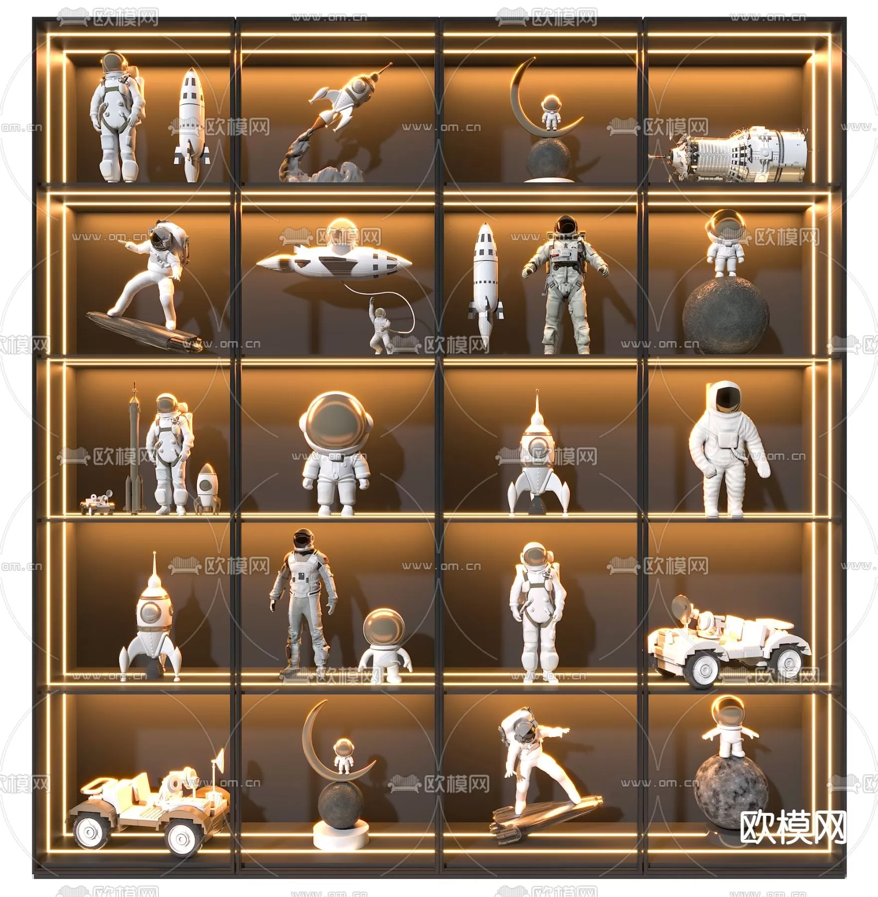 DECORATION SETS – 3D MODELS – 172 – PRO