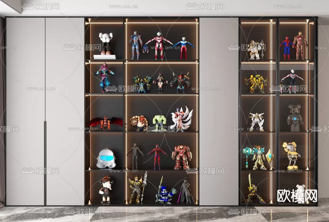 DECORATION SETS – 3D MODELS – 173 – PRO