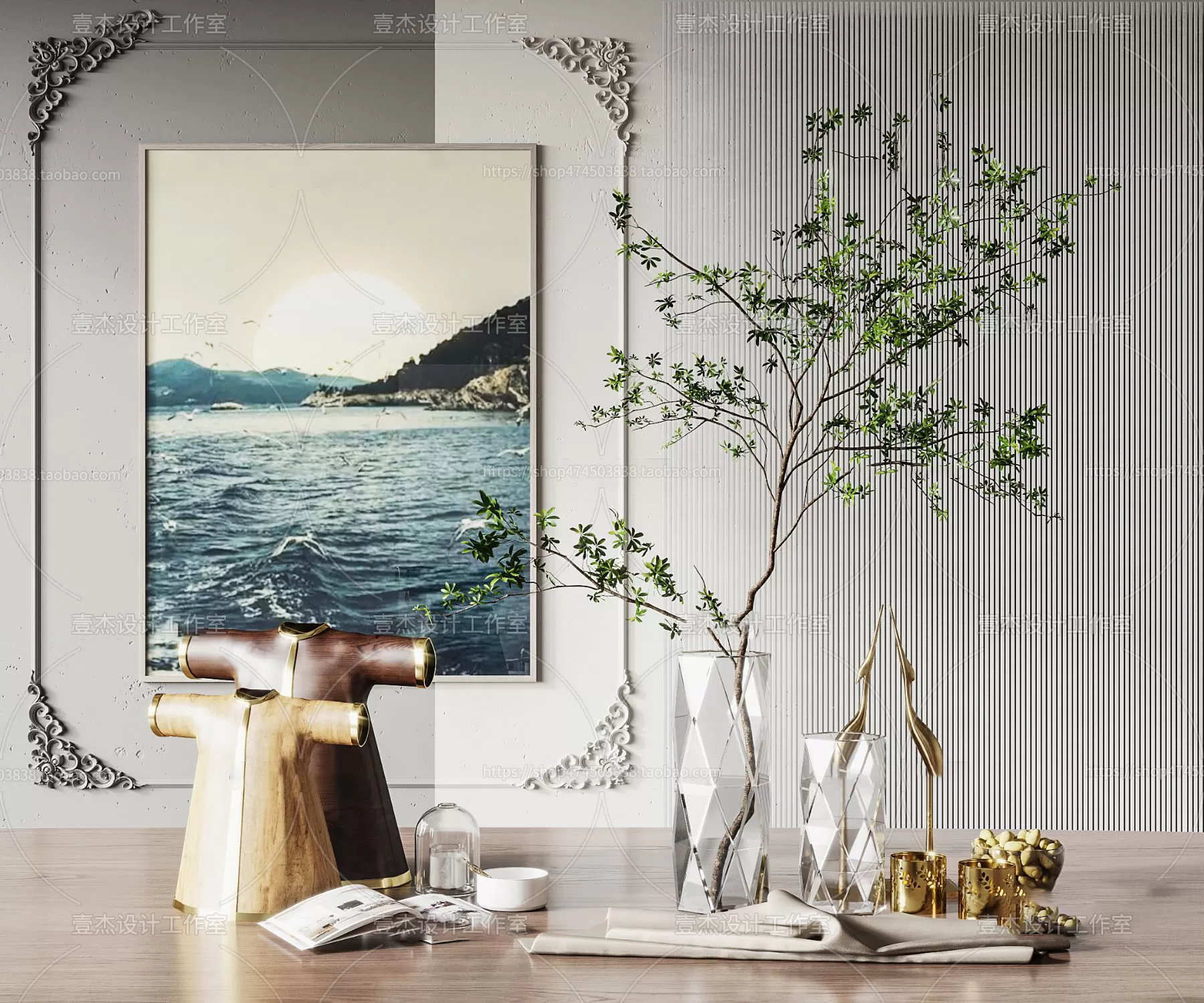 DECORATION SETS – 3D MODELS – 193 – PRO