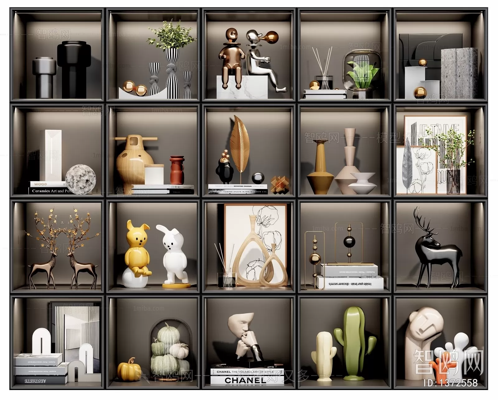 DECORATION SETS – 3D MODELS – 207 – PRO