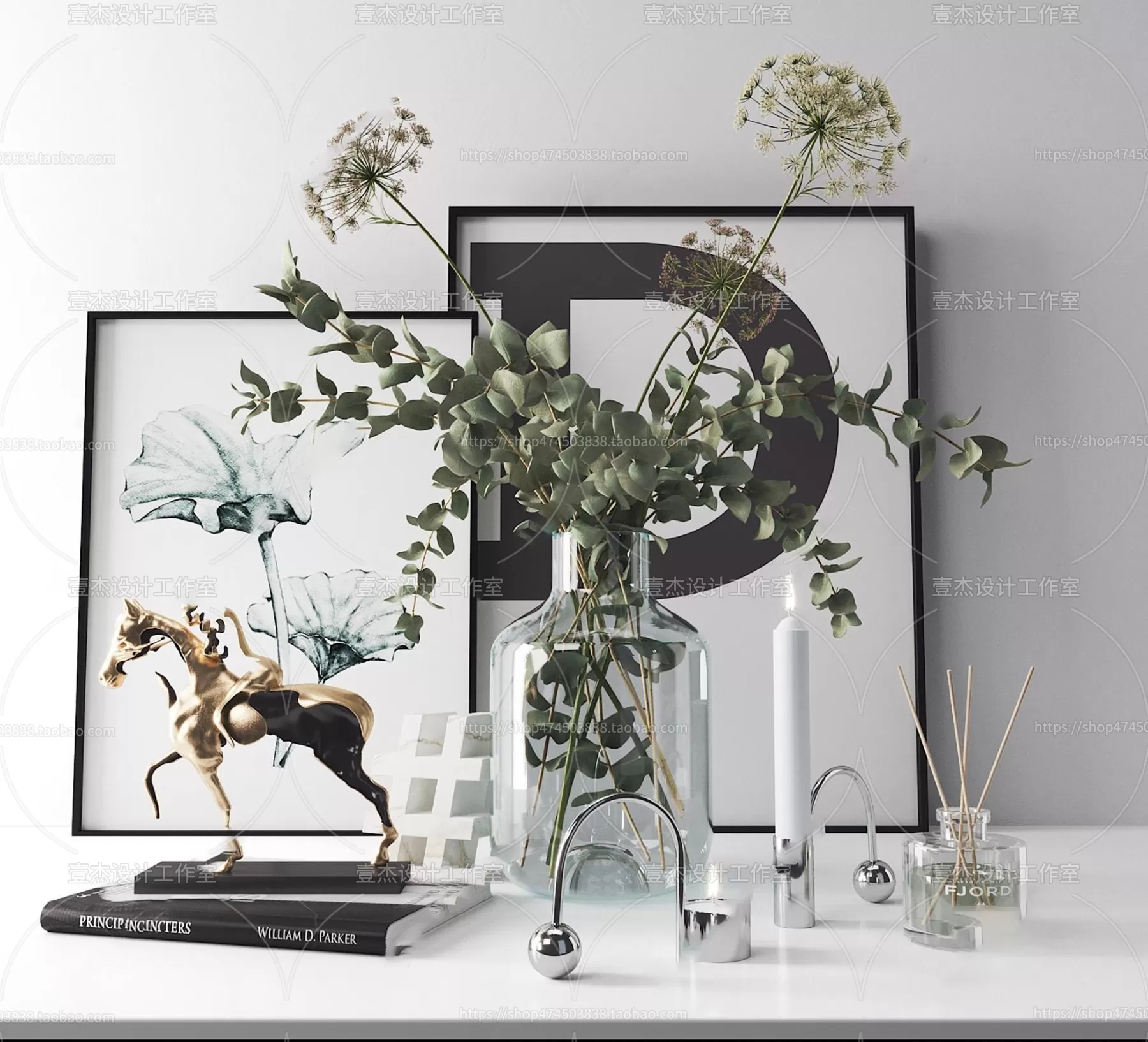 DECORATION SETS – 3D MODELS – 213 – PRO