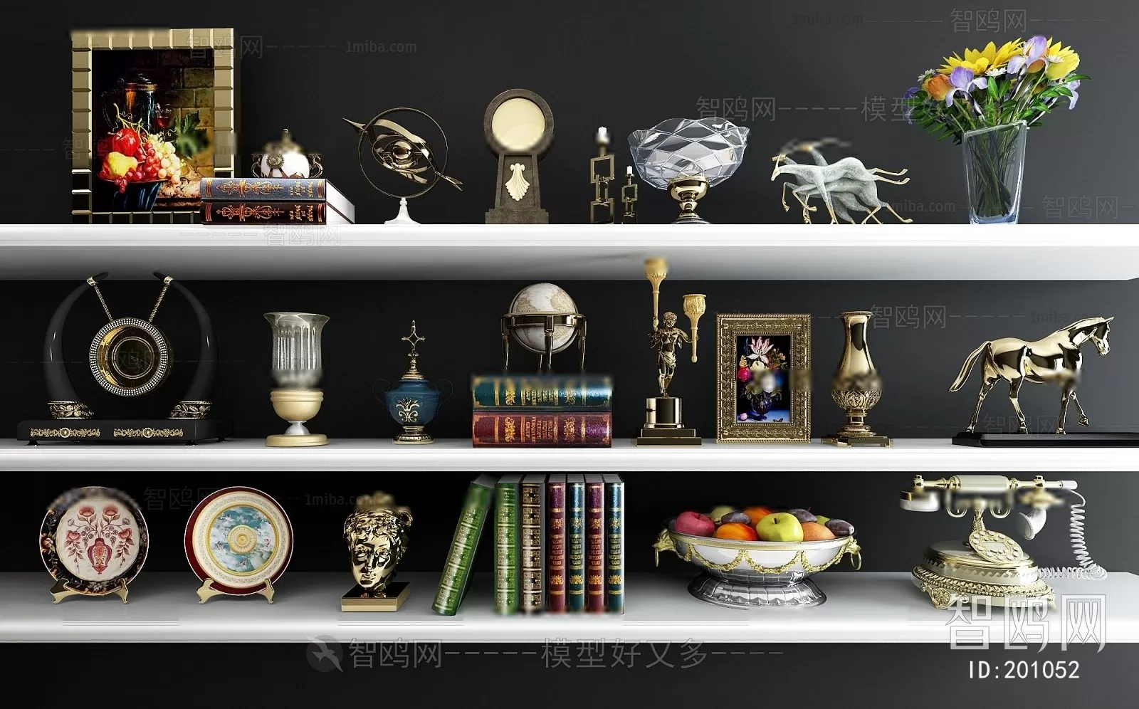 DECORATION SETS – 3D MODELS – 219 – PRO