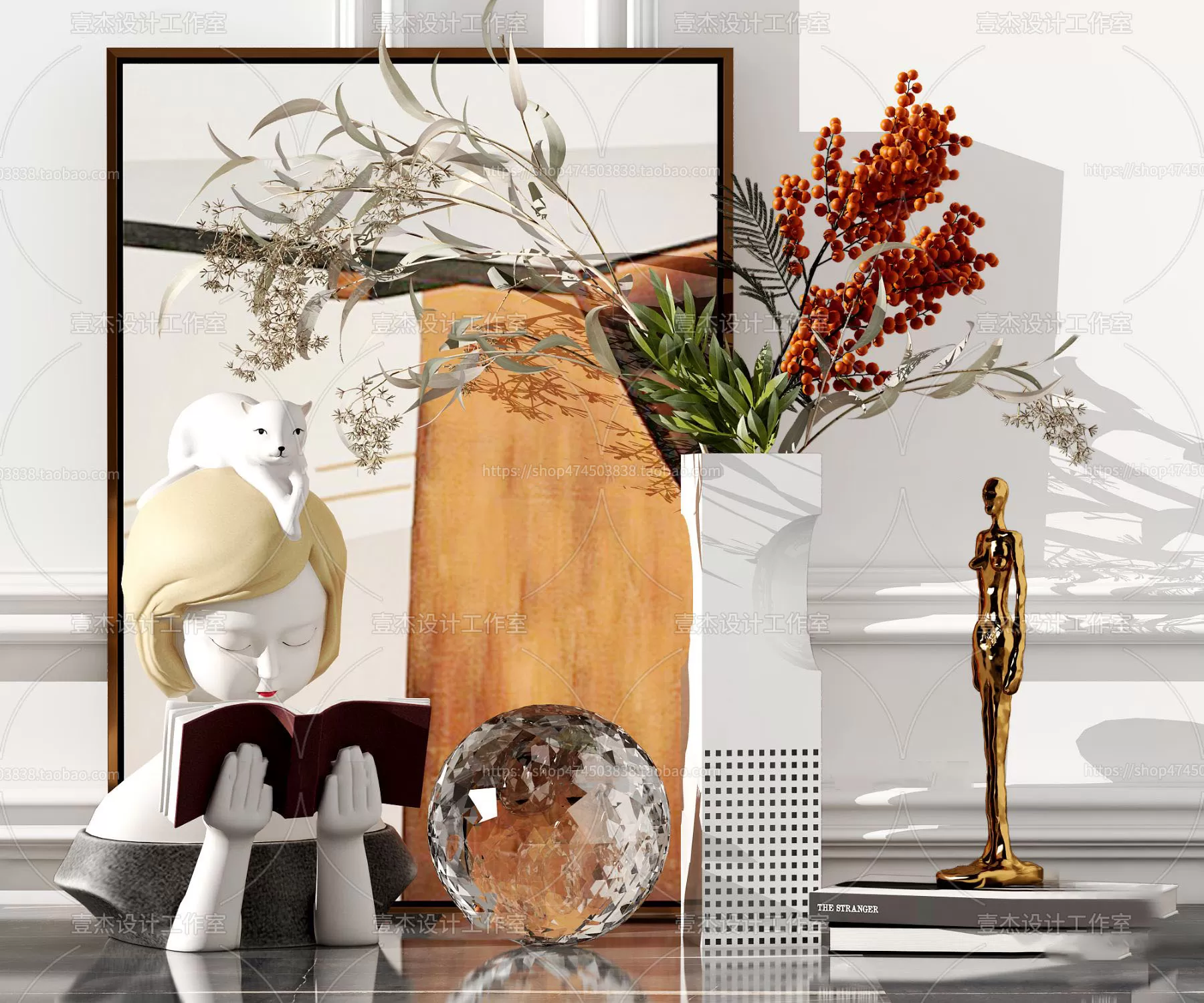 DECORATION SETS – 3D MODELS – 223 – PRO