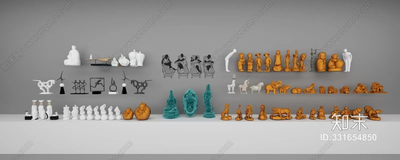 DECORATION SETS – 3D MODELS – 229 – PRO