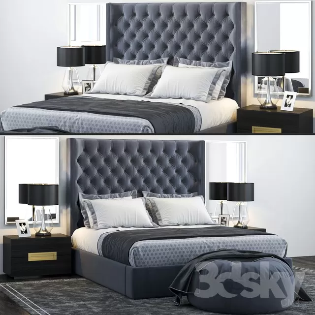 3DSKYMODEL – Bed – 2258