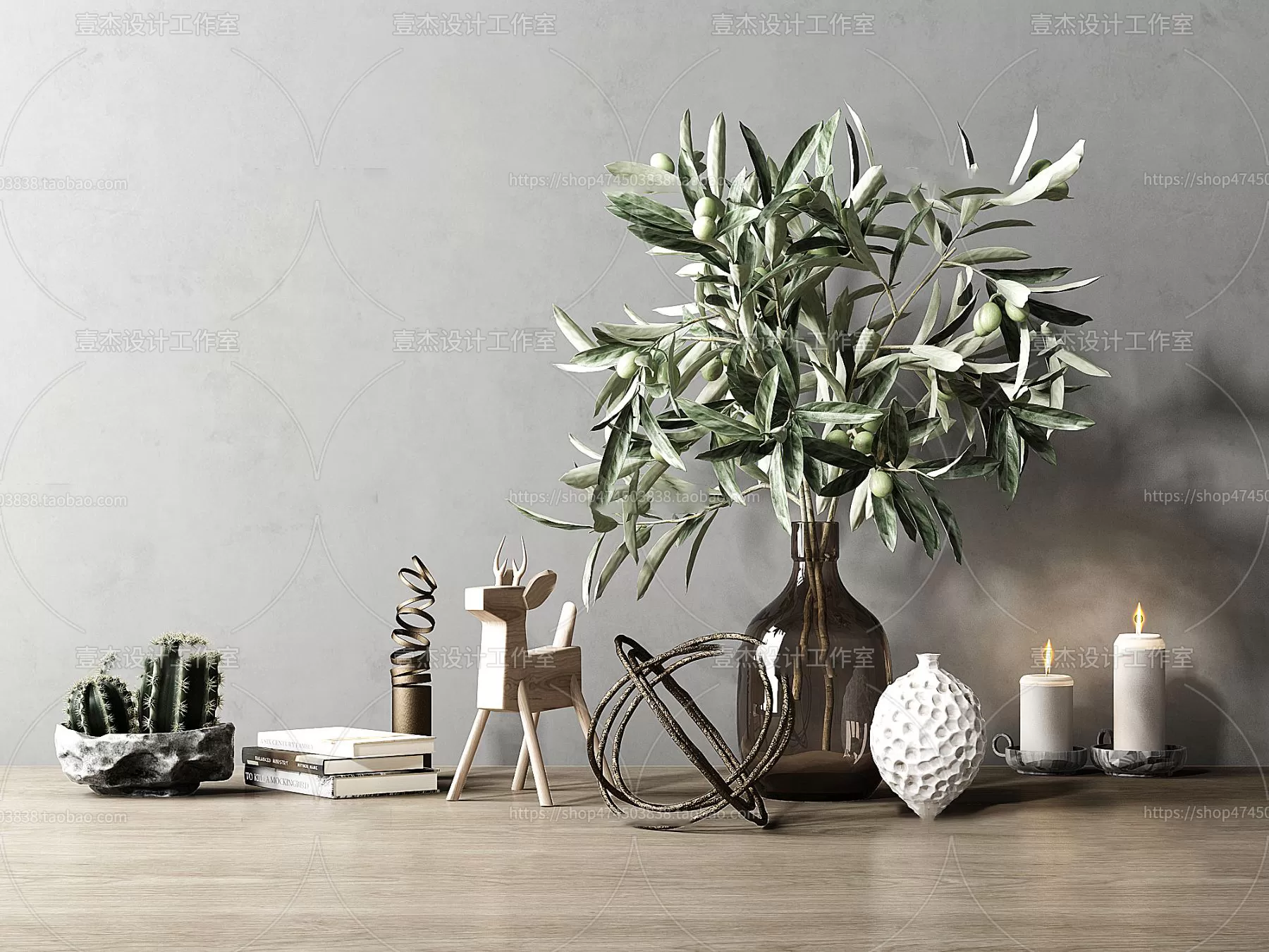 DECORATION SETS – 3D MODELS – 324 – PRO