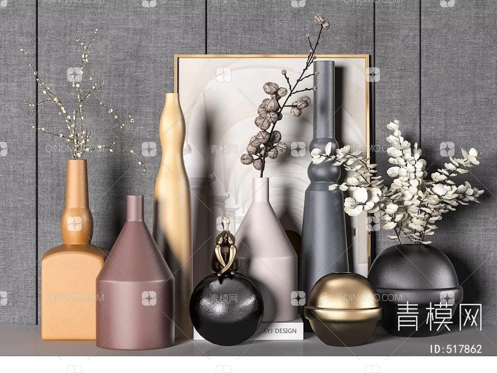 DECORATION SETS – 3D MODELS – 331 – PRO