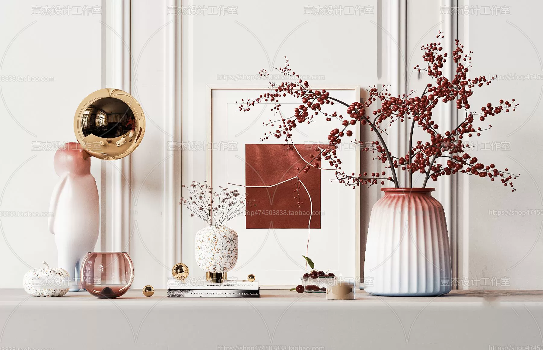 DECORATION SETS – 3D MODELS – 342 – PRO