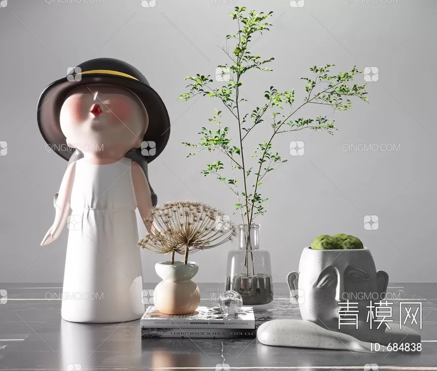 DECORATION SETS – 3D MODELS – 406 – PRO