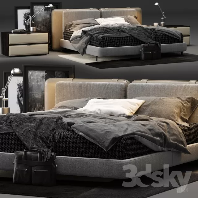 3DSKYMODEL – Bed – 2265