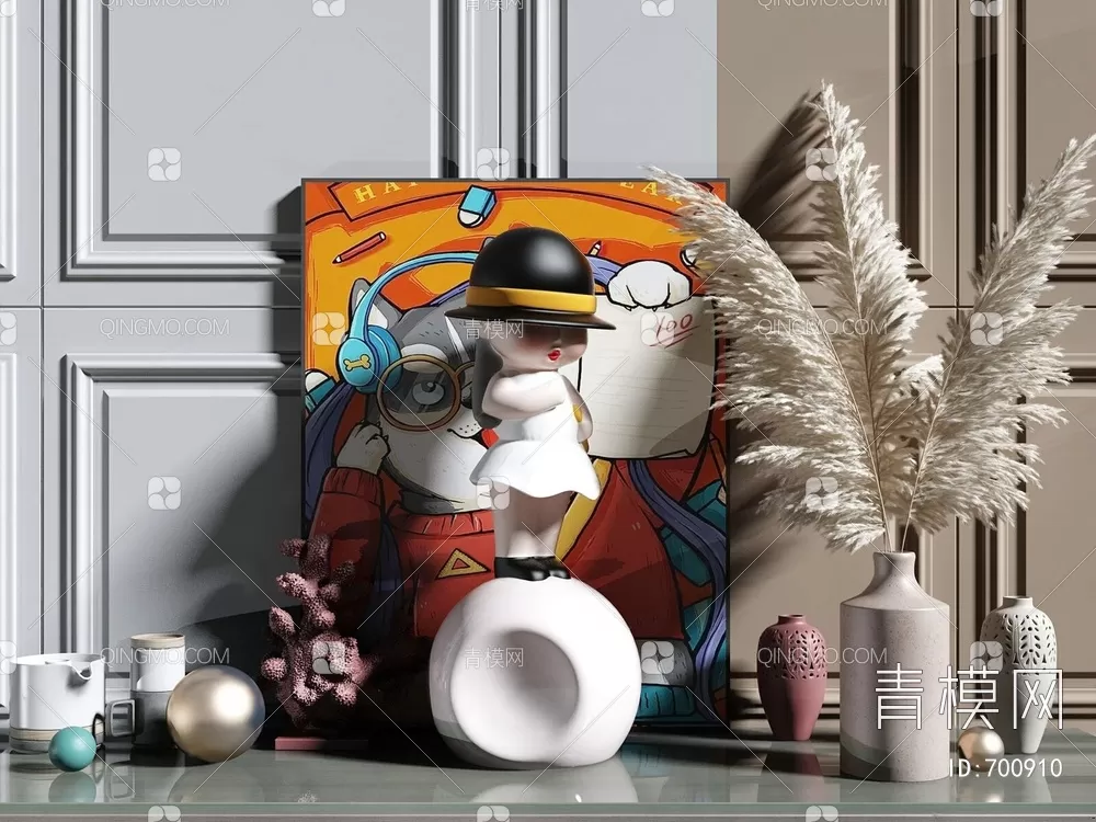 DECORATION SETS – 3D MODELS – 495 – PRO