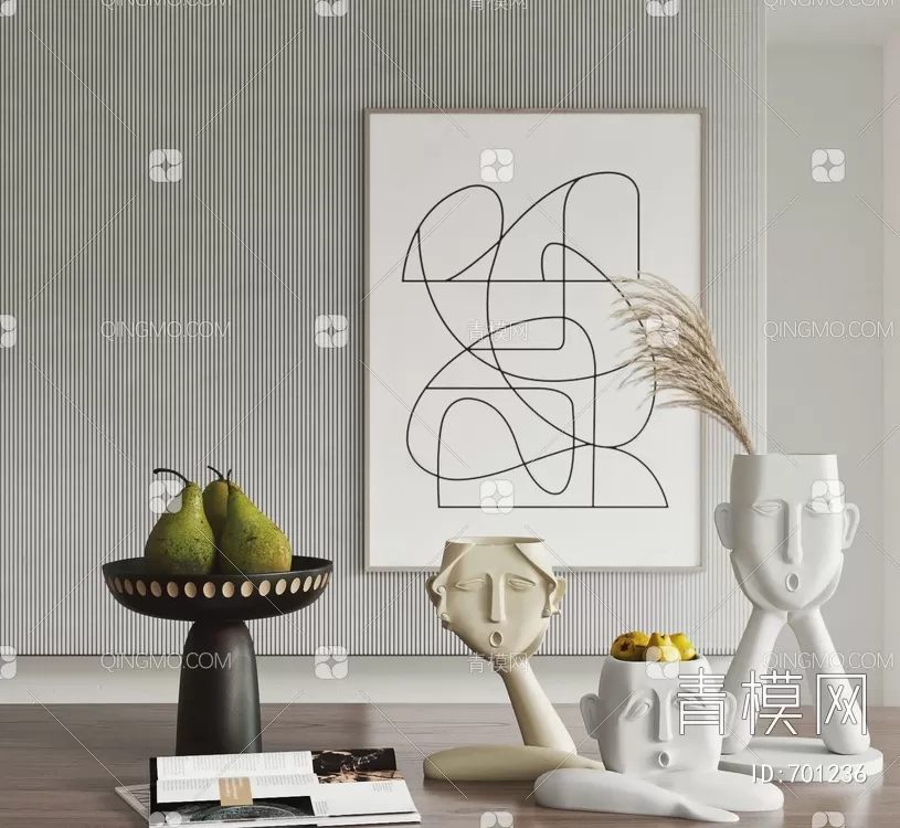 DECORATION SETS – 3D MODELS – 496 – PRO