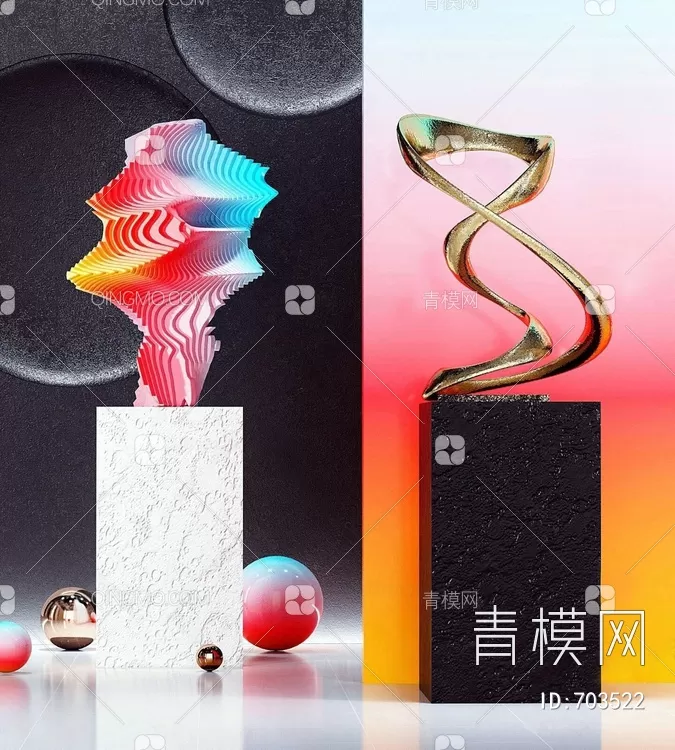 DECORATION SETS – 3D MODELS – 502 – PRO