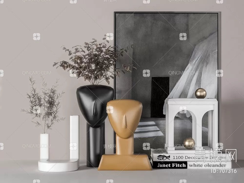 DECORATION SETS – 3D MODELS – 522 – PRO