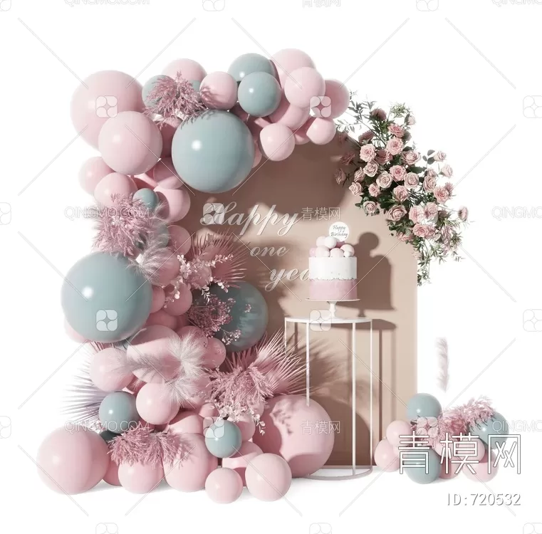 DECORATION SETS – 3D MODELS – 544 – PRO