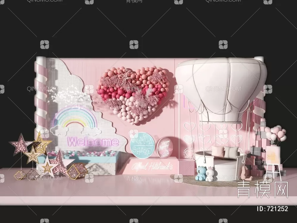 DECORATION SETS – 3D MODELS – 549 – PRO