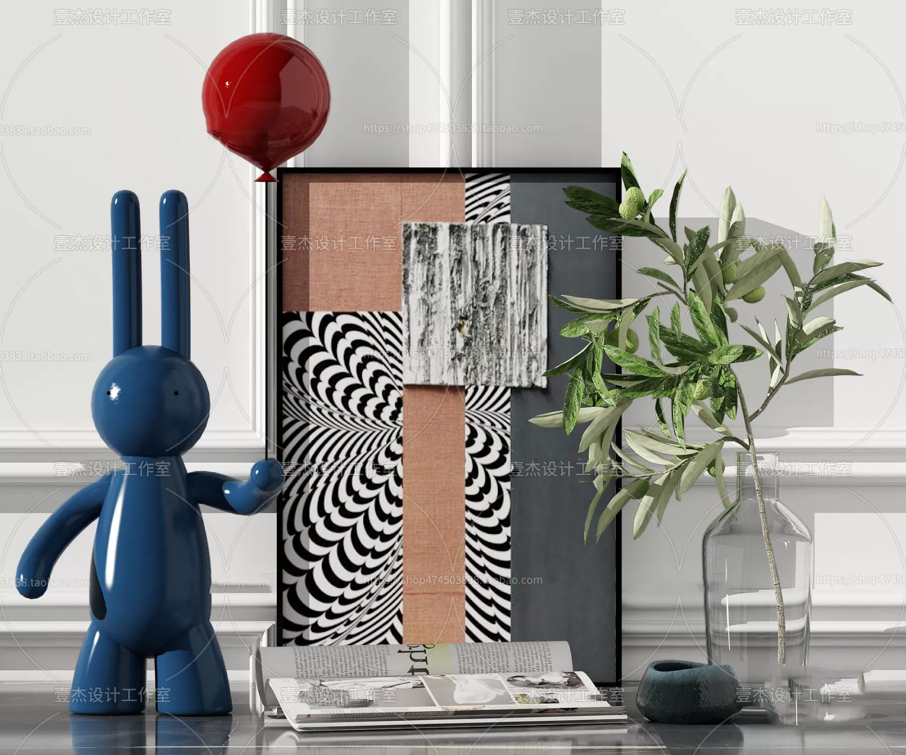 DECORATION SETS – 3D MODELS – 561 – PRO