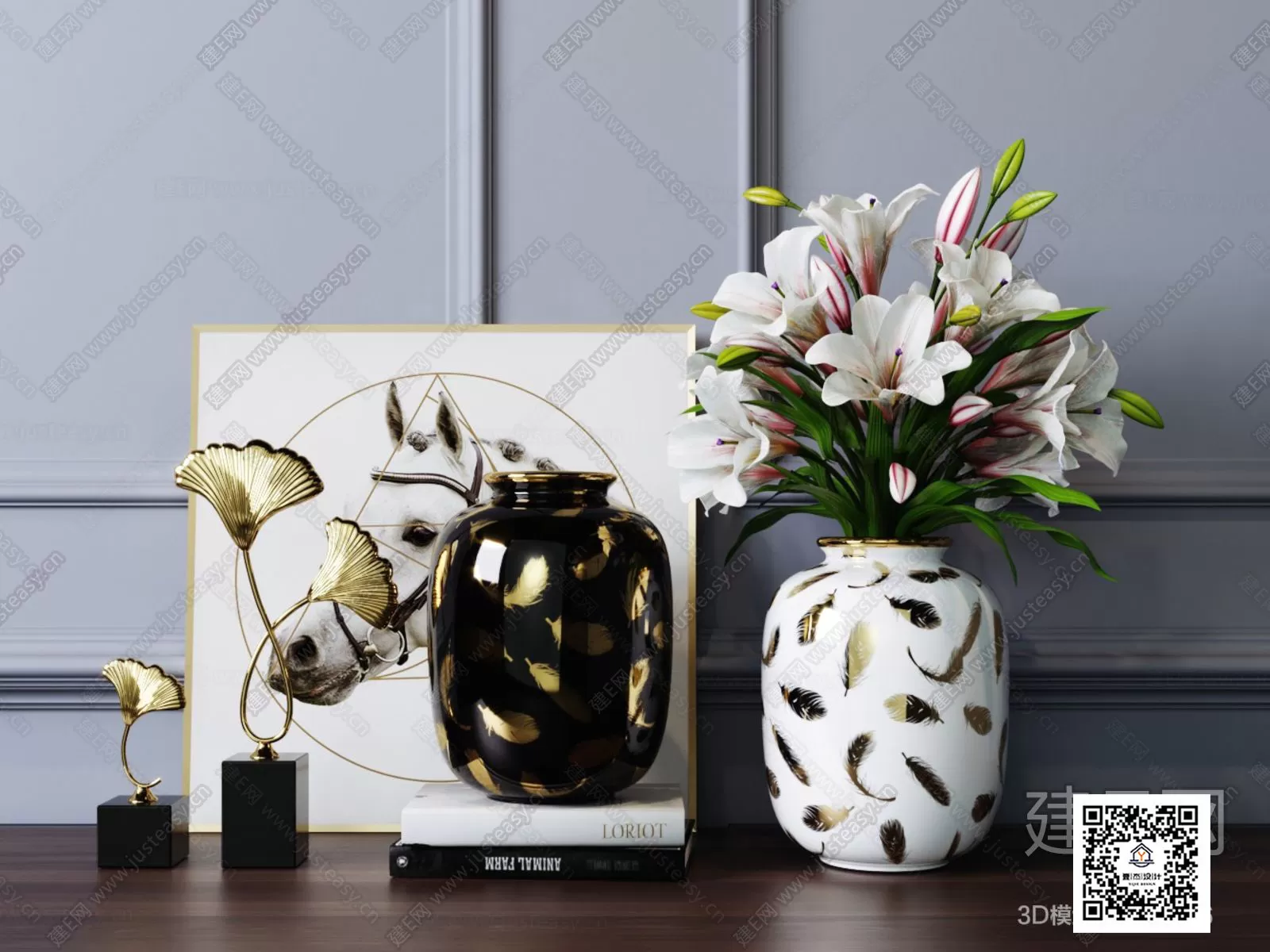 DECORATION SETS – 3D MODELS – 571 – PRO