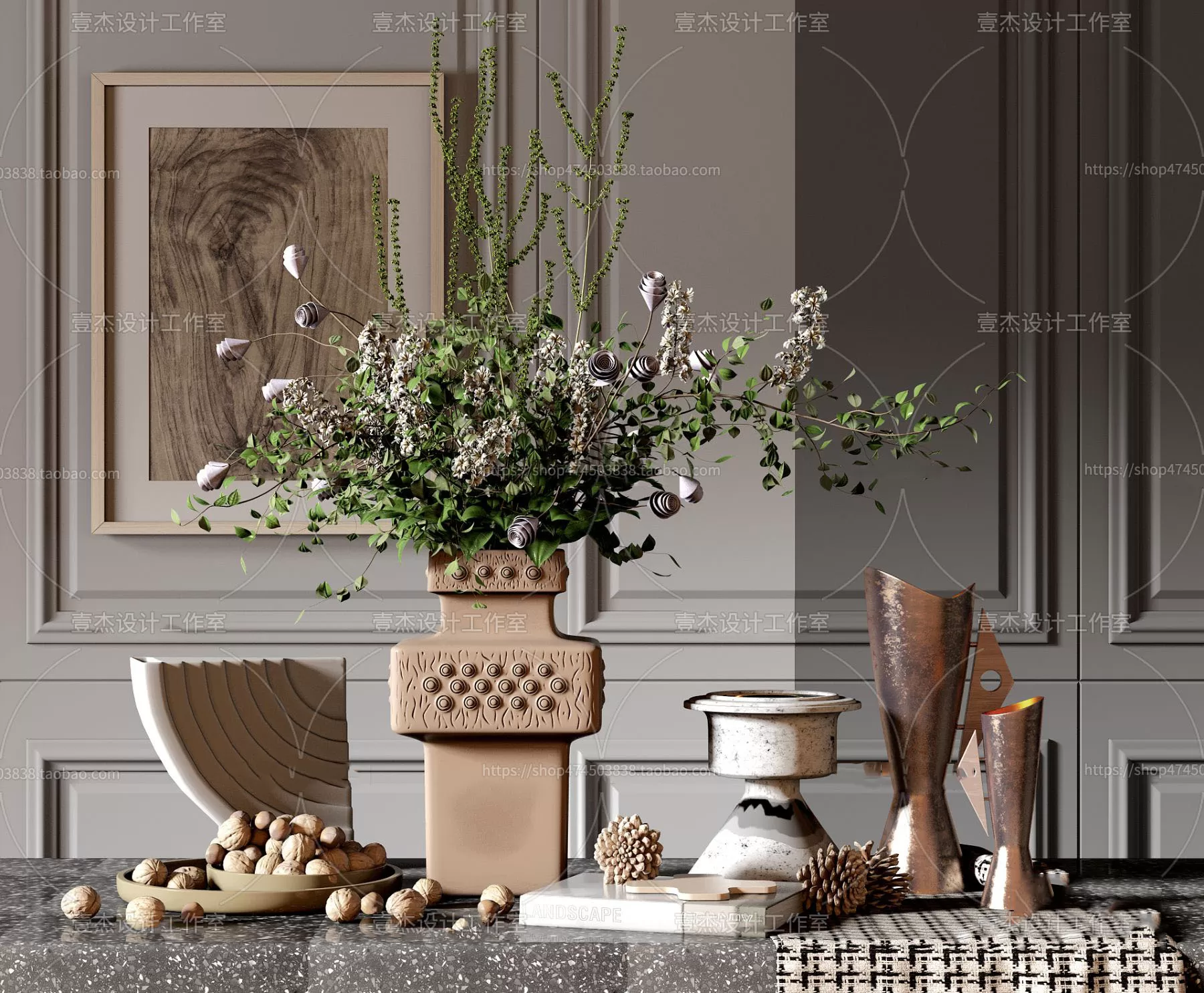 DECORATION SETS – 3D MODELS – 582 – PRO