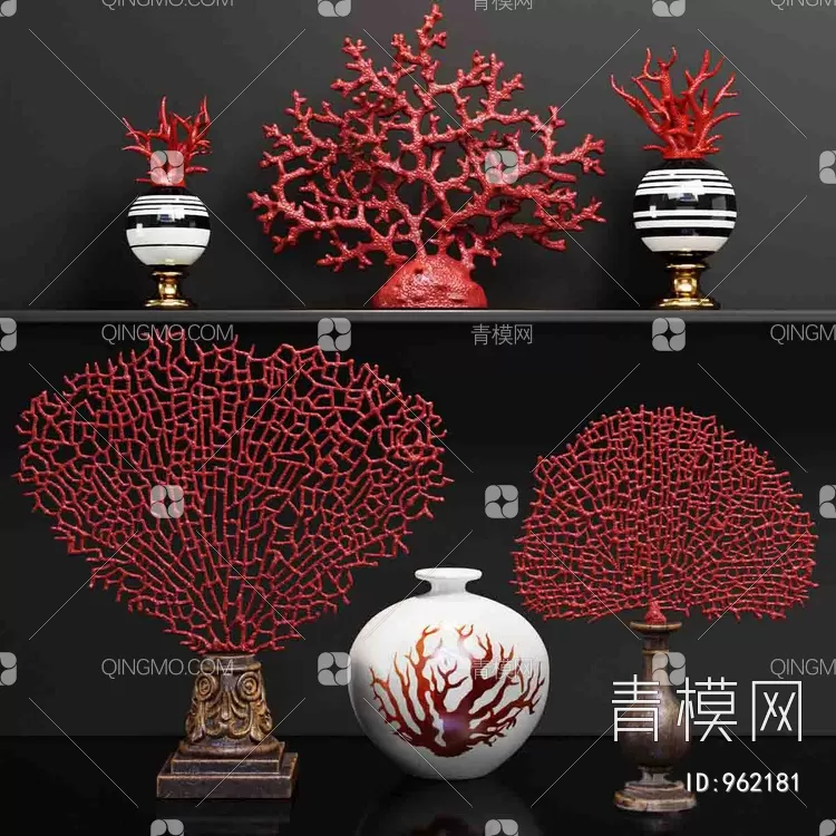 DECORATION SETS – 3D MODELS – 584 – PRO