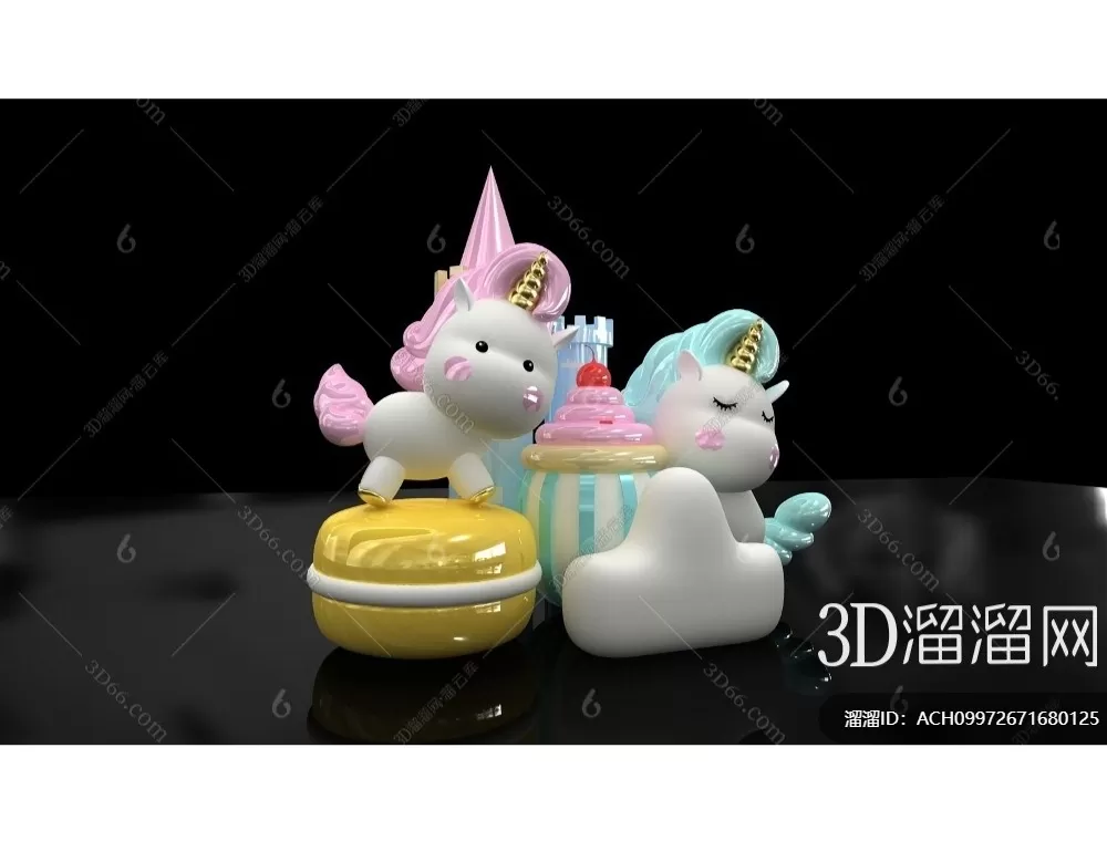 DECORATION SETS – 3D MODELS – 588 – PRO