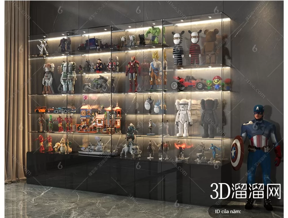 DECORATION SETS – 3D MODELS – 593 – PRO