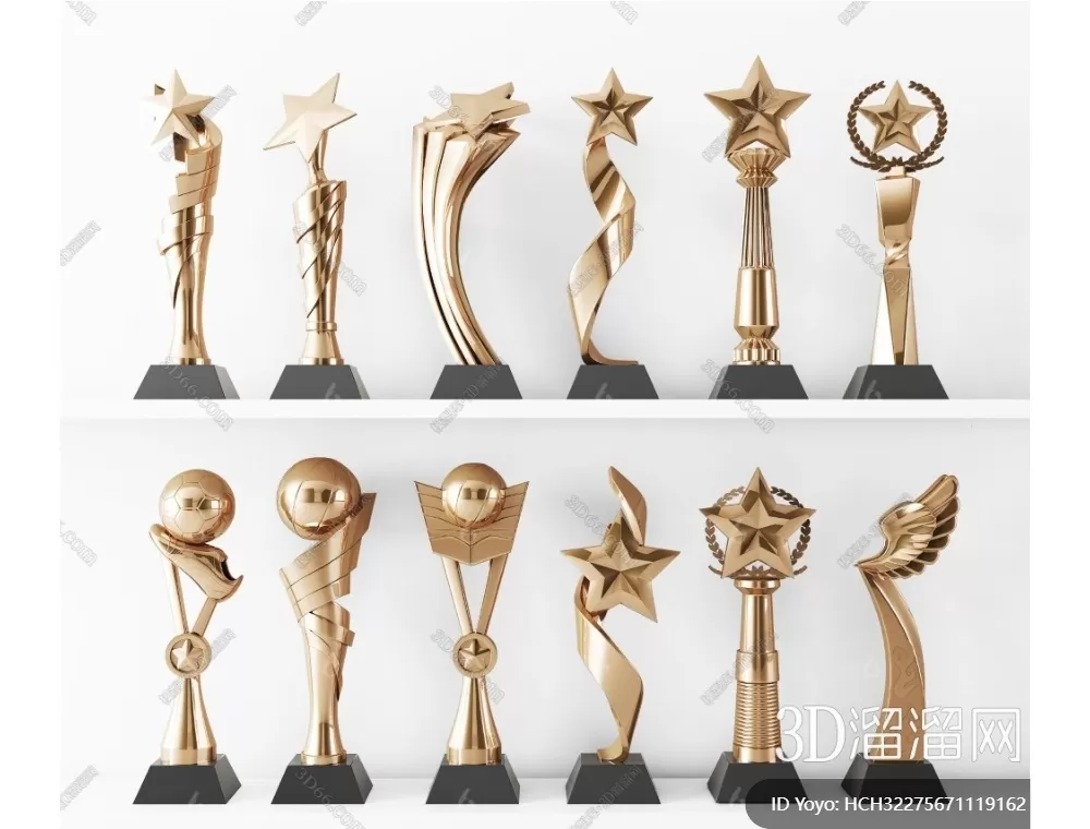 DECORATION SETS – 3D MODELS – 597 – PRO