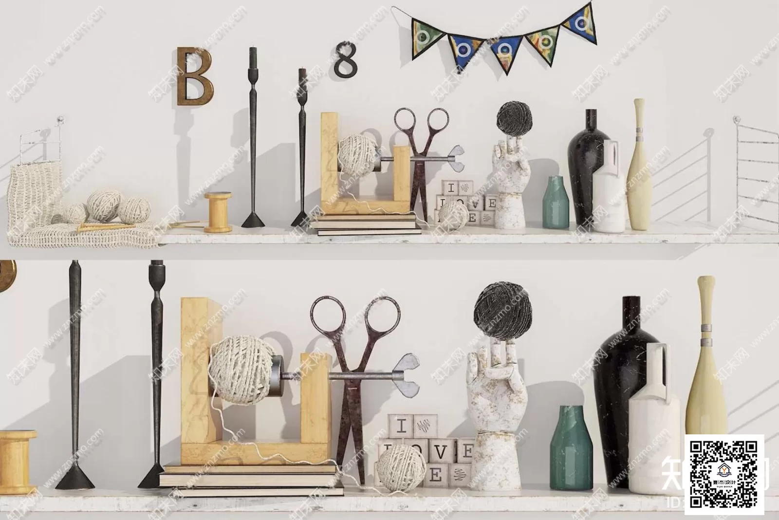 DECORATION SETS – 3D MODELS – 606 – PRO