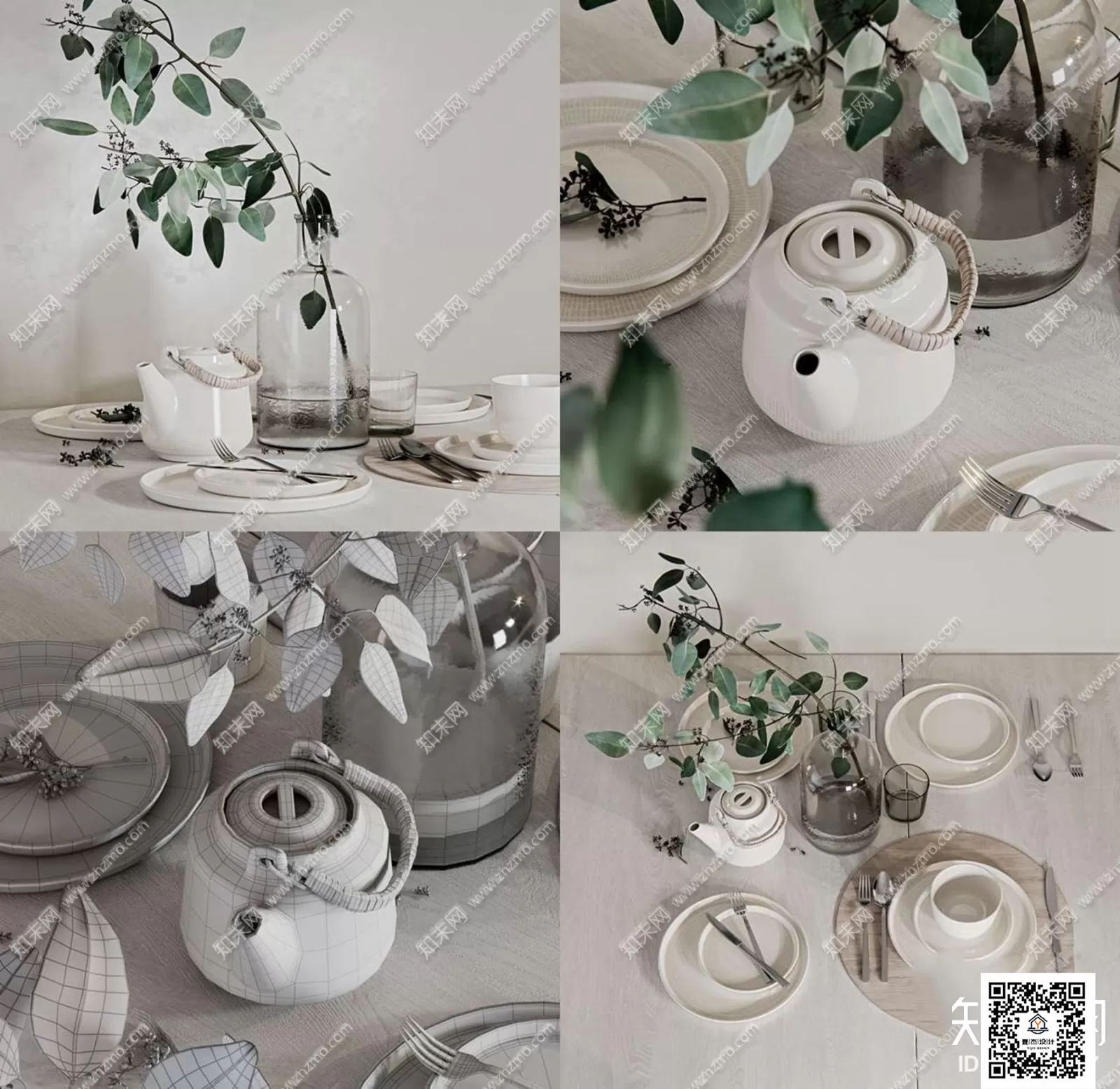 DECORATION SETS – 3D MODELS – 608 – PRO