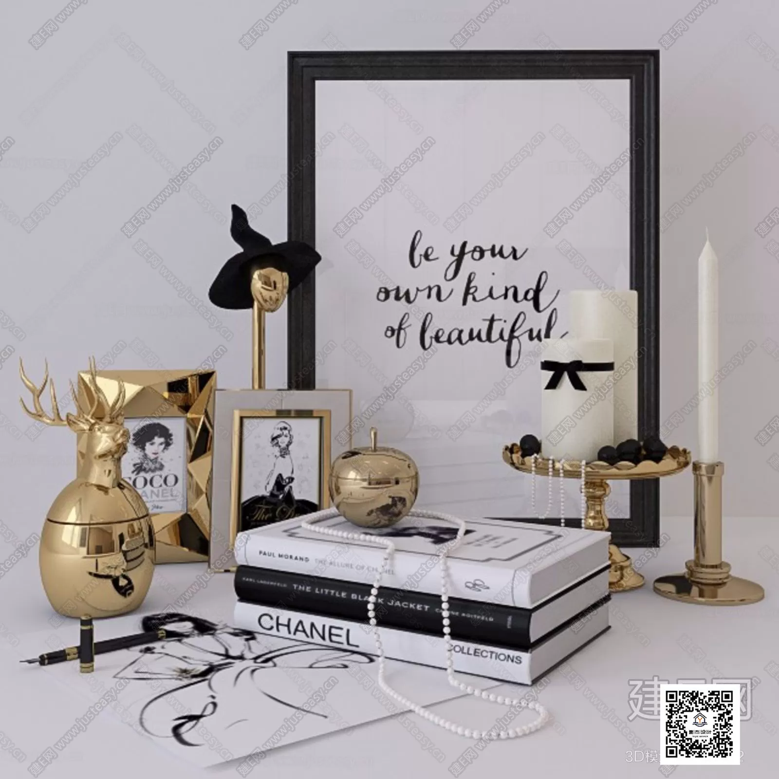 DECORATION SETS – 3D MODELS – 657 – PRO