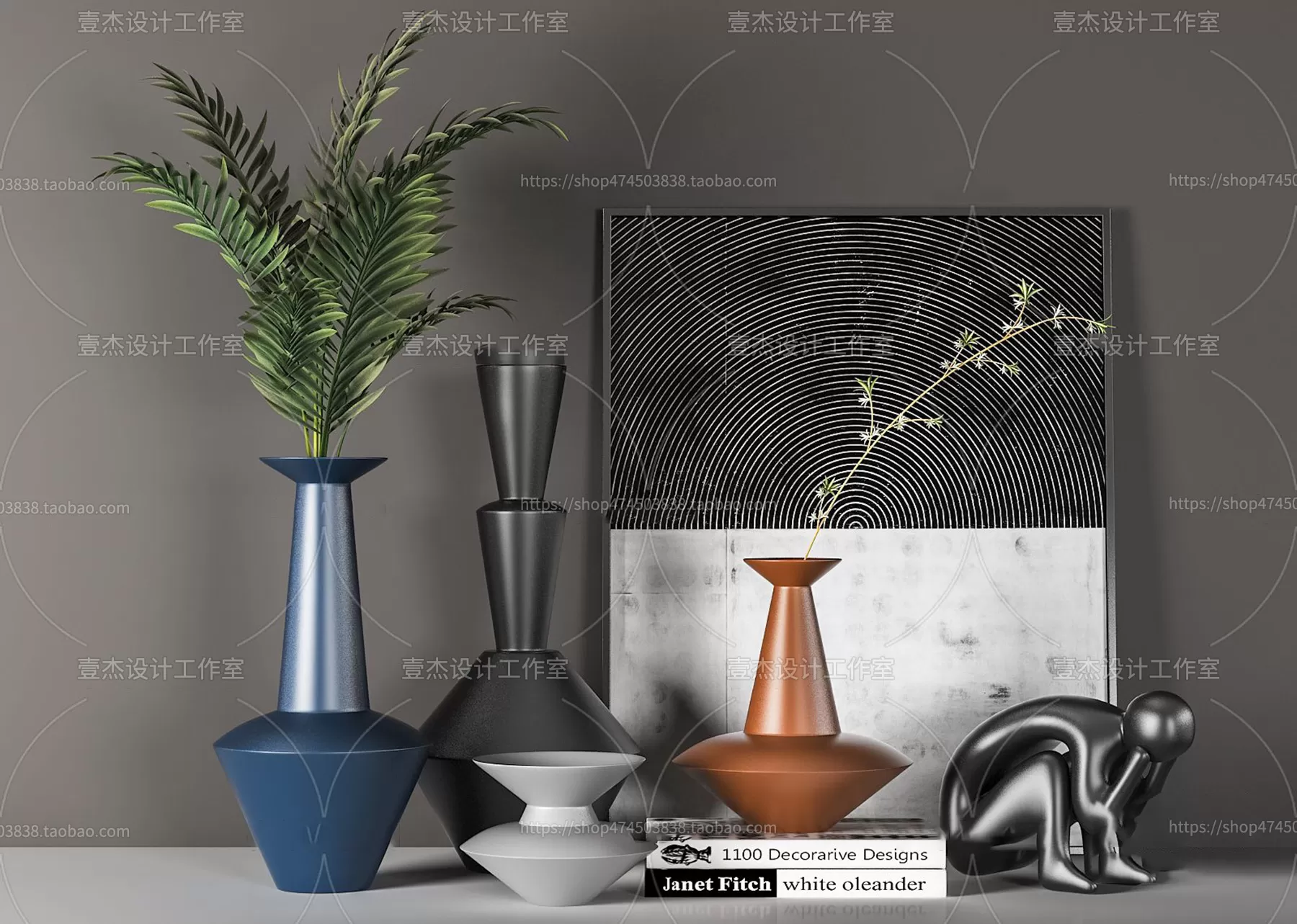 DECORATION SETS – 3D MODELS – 659 – PRO