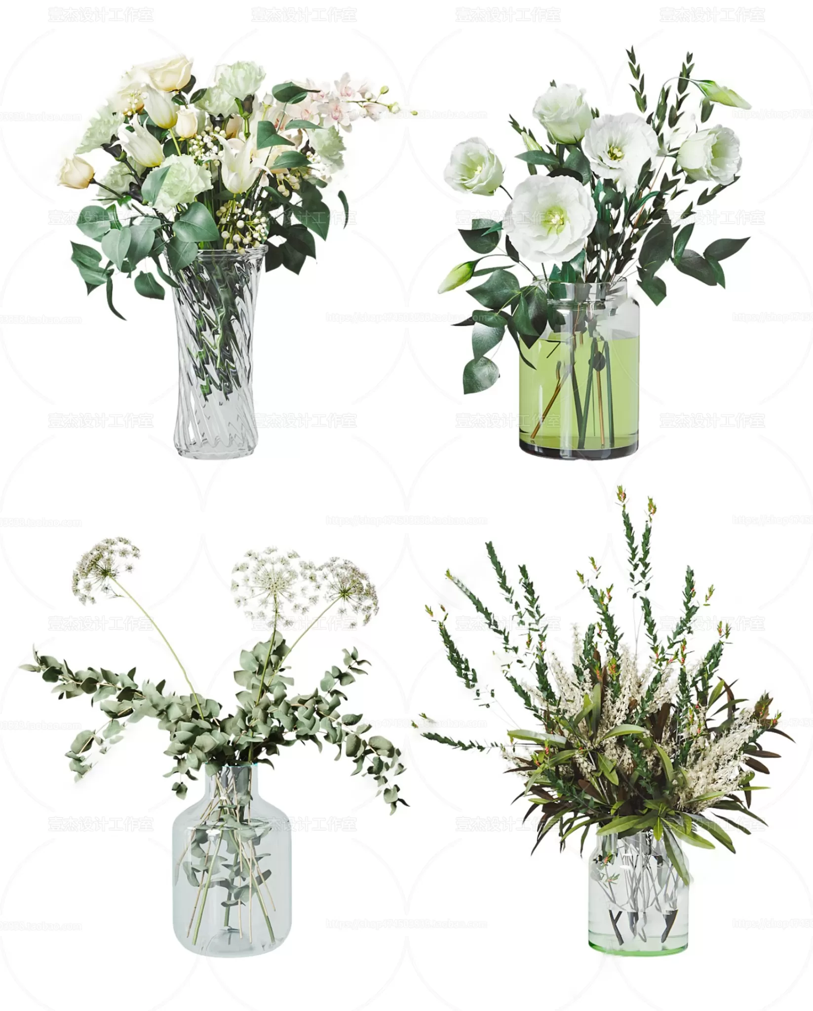 DECORATION SETS – 3D MODELS – 674 – PRO