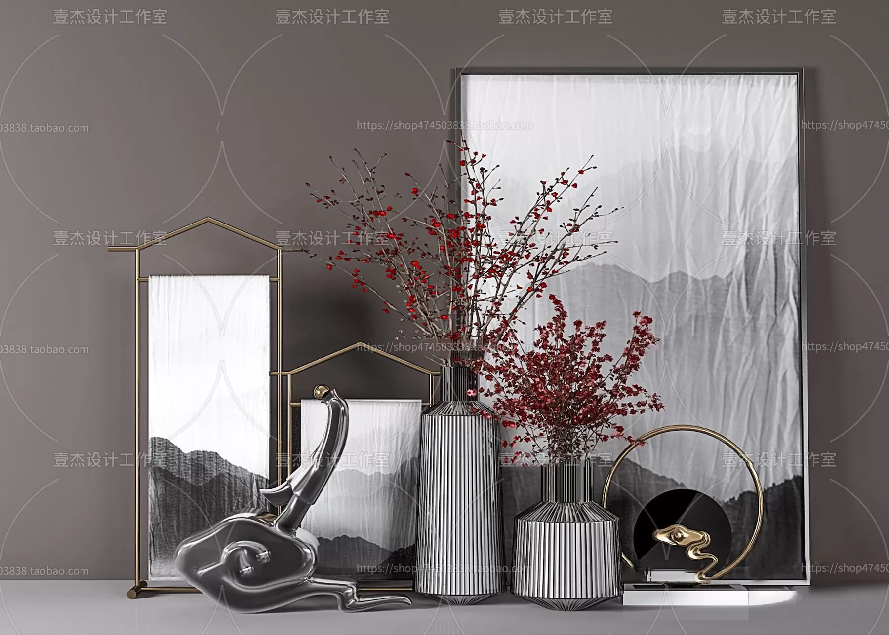 DECORATION SETS – 3D MODELS – 676 – PRO