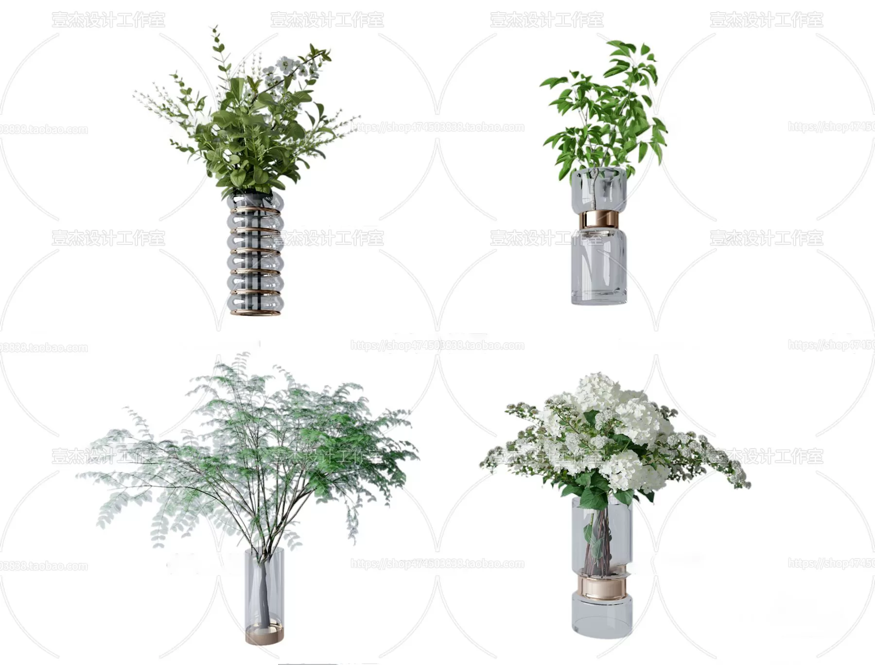 DECORATION SETS – 3D MODELS – 681 – PRO