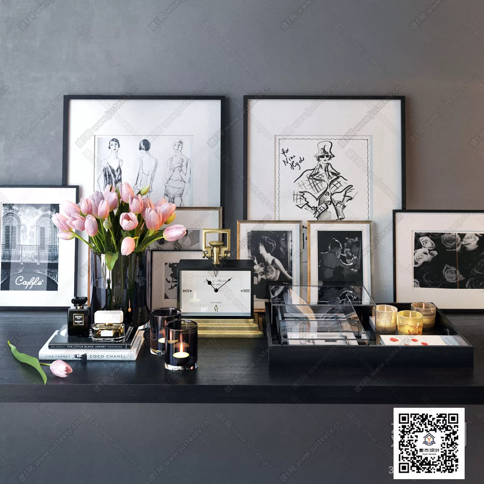 DECORATION SETS – 3D MODELS – 693 – PRO